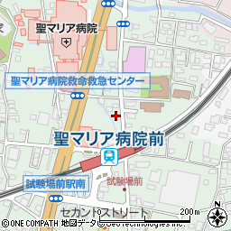 福岡県久留米市津福本町220周辺の地図