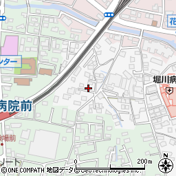 福岡県久留米市西町560-8周辺の地図