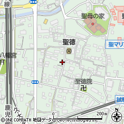福岡県久留米市津福本町967周辺の地図