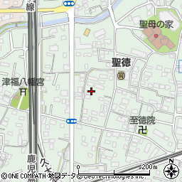 福岡県久留米市津福本町973-6周辺の地図