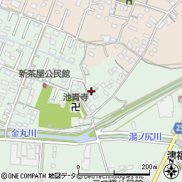 福岡県久留米市津福本町2172周辺の地図