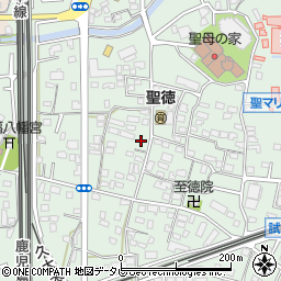 福岡県久留米市津福本町967-1周辺の地図