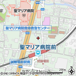 福岡県久留米市津福本町271-1周辺の地図