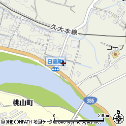 大分県日田市日高1457-1周辺の地図