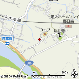 大分県日田市日高2351-6周辺の地図