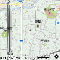 福岡県久留米市津福本町968周辺の地図