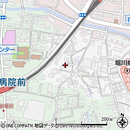 福岡県久留米市西町557周辺の地図