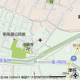 福岡県久留米市津福本町2171周辺の地図