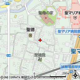 福岡県久留米市津福本町925周辺の地図