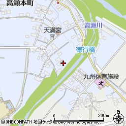 大分県日田市高瀬本町696周辺の地図