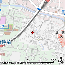 福岡県久留米市西町554-2周辺の地図