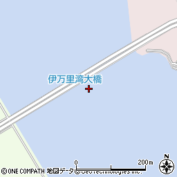 伊万里湾大橋周辺の地図