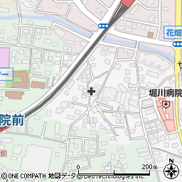 福岡県久留米市西町558周辺の地図