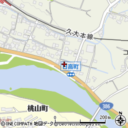 大分県日田市日高1445-1周辺の地図