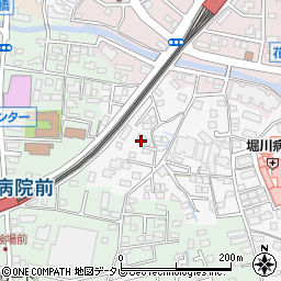 福岡県久留米市西町4周辺の地図