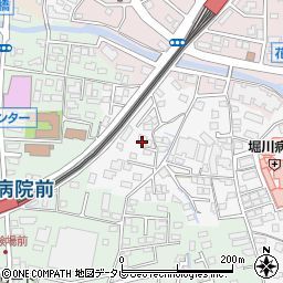 福岡県久留米市西町4-553周辺の地図