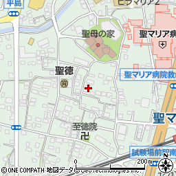 福岡県久留米市津福本町926周辺の地図
