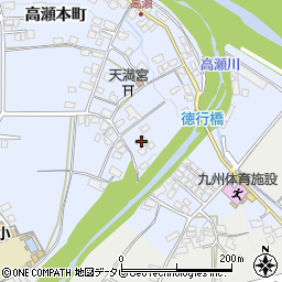 大分県日田市高瀬本町691周辺の地図
