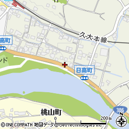 大分県日田市日高1420周辺の地図