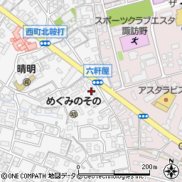 福岡県久留米市西町860周辺の地図