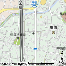 福岡県久留米市津福本町1104周辺の地図