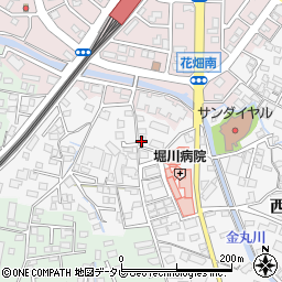 福岡県久留米市西町520周辺の地図