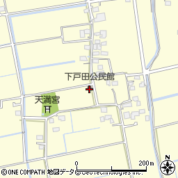 下戸田公民館周辺の地図