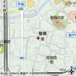 福岡県久留米市津福本町939周辺の地図