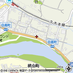 大分県日田市日高1411-3周辺の地図