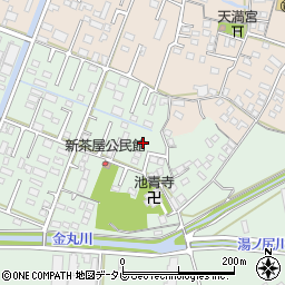 福岡県久留米市津福本町2198-9周辺の地図