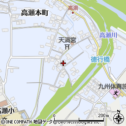 大分県日田市高瀬本町684-1周辺の地図