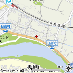 大分県日田市日高1411周辺の地図