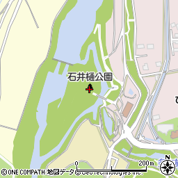 石井樋公園周辺の地図
