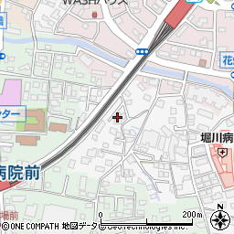 福岡県久留米市西町551周辺の地図