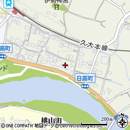 大分県日田市日高1417周辺の地図