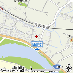大分県日田市日高1453周辺の地図