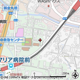 福岡県久留米市津福本町284周辺の地図