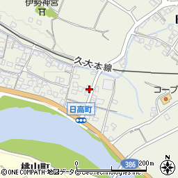 大分県日田市日高1435周辺の地図