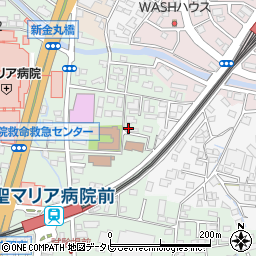 福岡県久留米市津福本町285周辺の地図