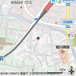 福岡県久留米市西町599周辺の地図