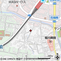 福岡県久留米市西町599周辺の地図