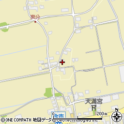 佐賀県小城市東分2927周辺の地図