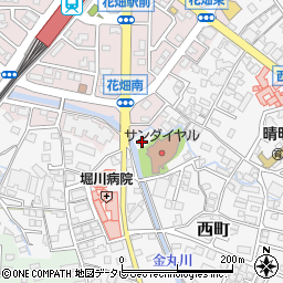 福岡県久留米市西町631周辺の地図