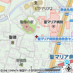 福岡県久留米市津福本町434周辺の地図