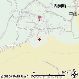 大分県日田市内河野168周辺の地図