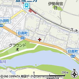 大分県日田市日高1374-5周辺の地図