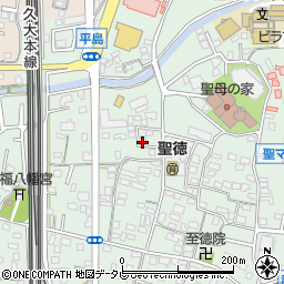 福岡県久留米市津福本町936-16周辺の地図