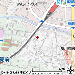 福岡県久留米市西町588周辺の地図