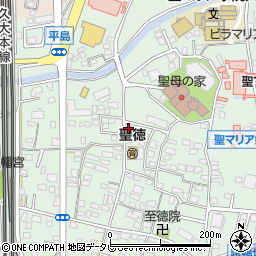 福岡県久留米市津福本町938-9周辺の地図