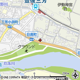 大分県日田市日高1348-1周辺の地図